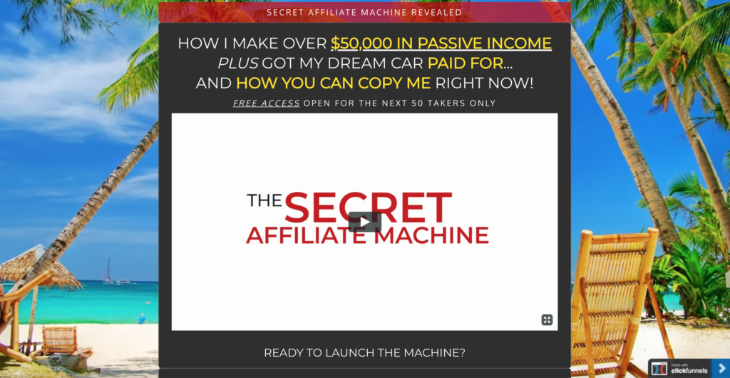 The Secret Affiliate Machine Review