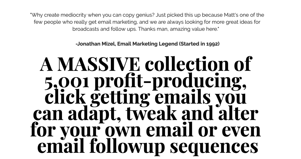 5,001 Profit-Producing Emails Review