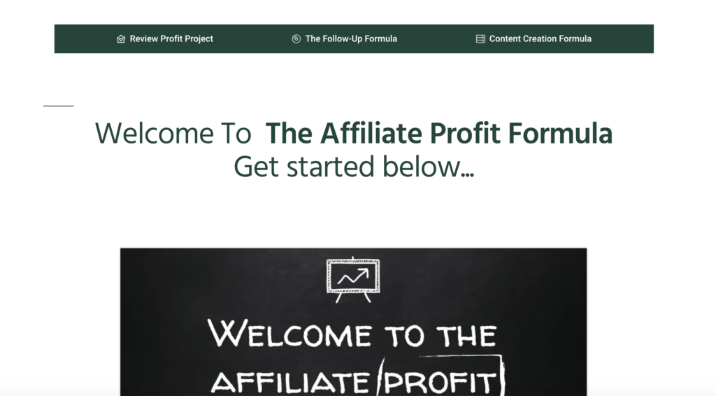 The Affiliate Profit Formula Review