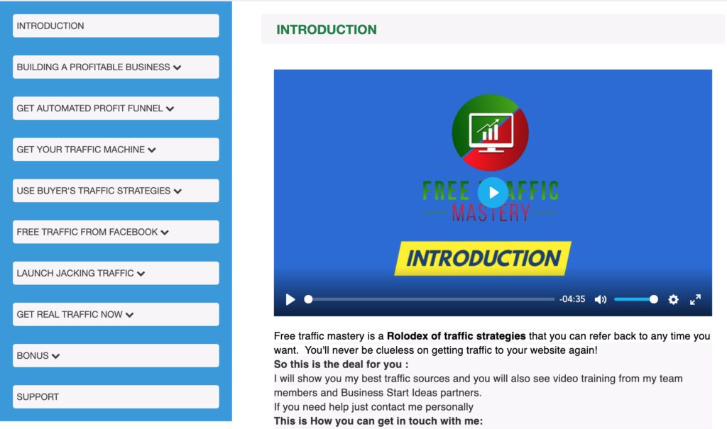 Free Traffic Mastery Review